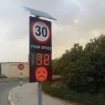 Speed Radar Sign with emoji type 1 high speed