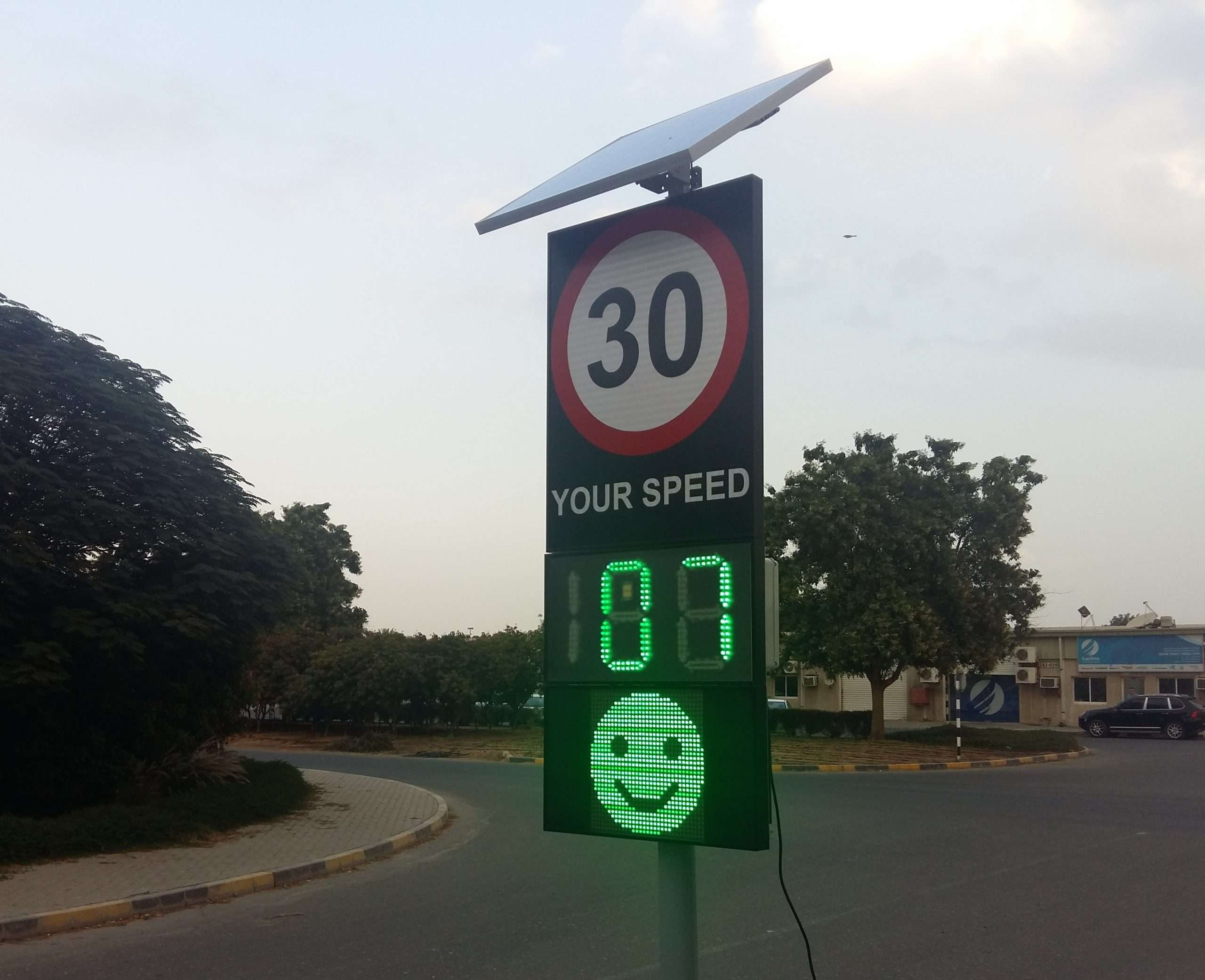 LED Radar Speed Display Sign Digital face