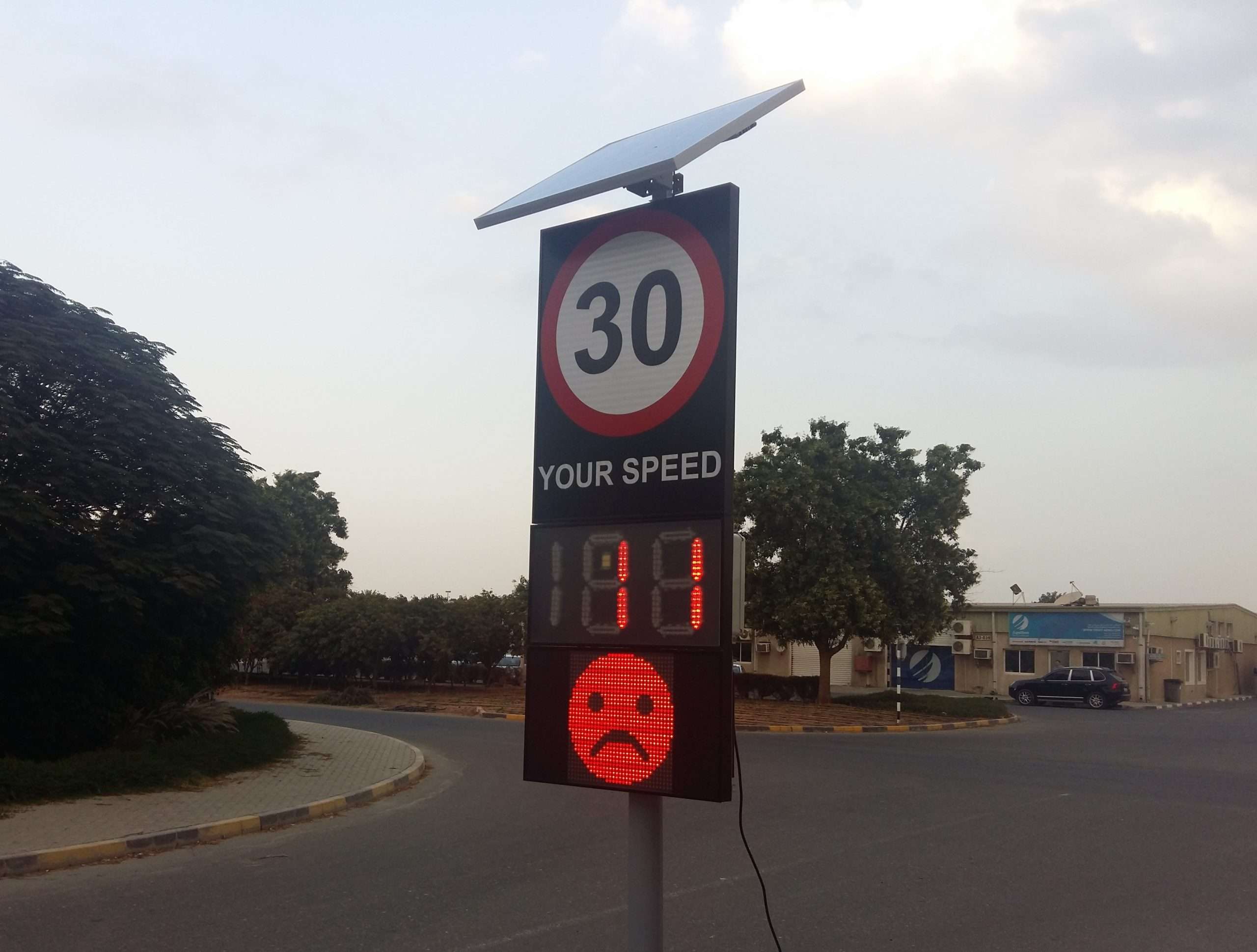 LED Radar Speed Display Sign Digital face