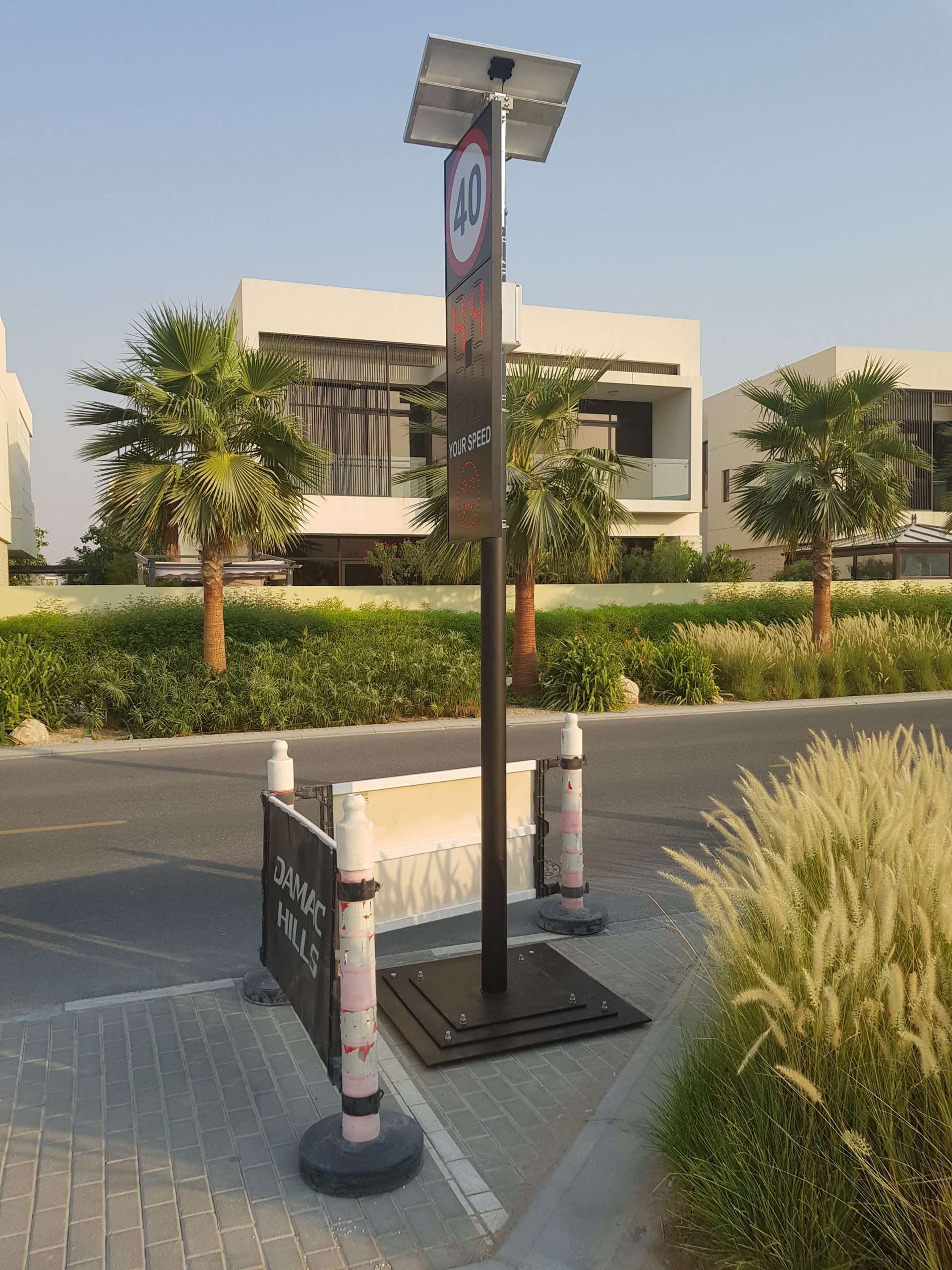 Radar Speed Limit Sign with Face & Speed Limit