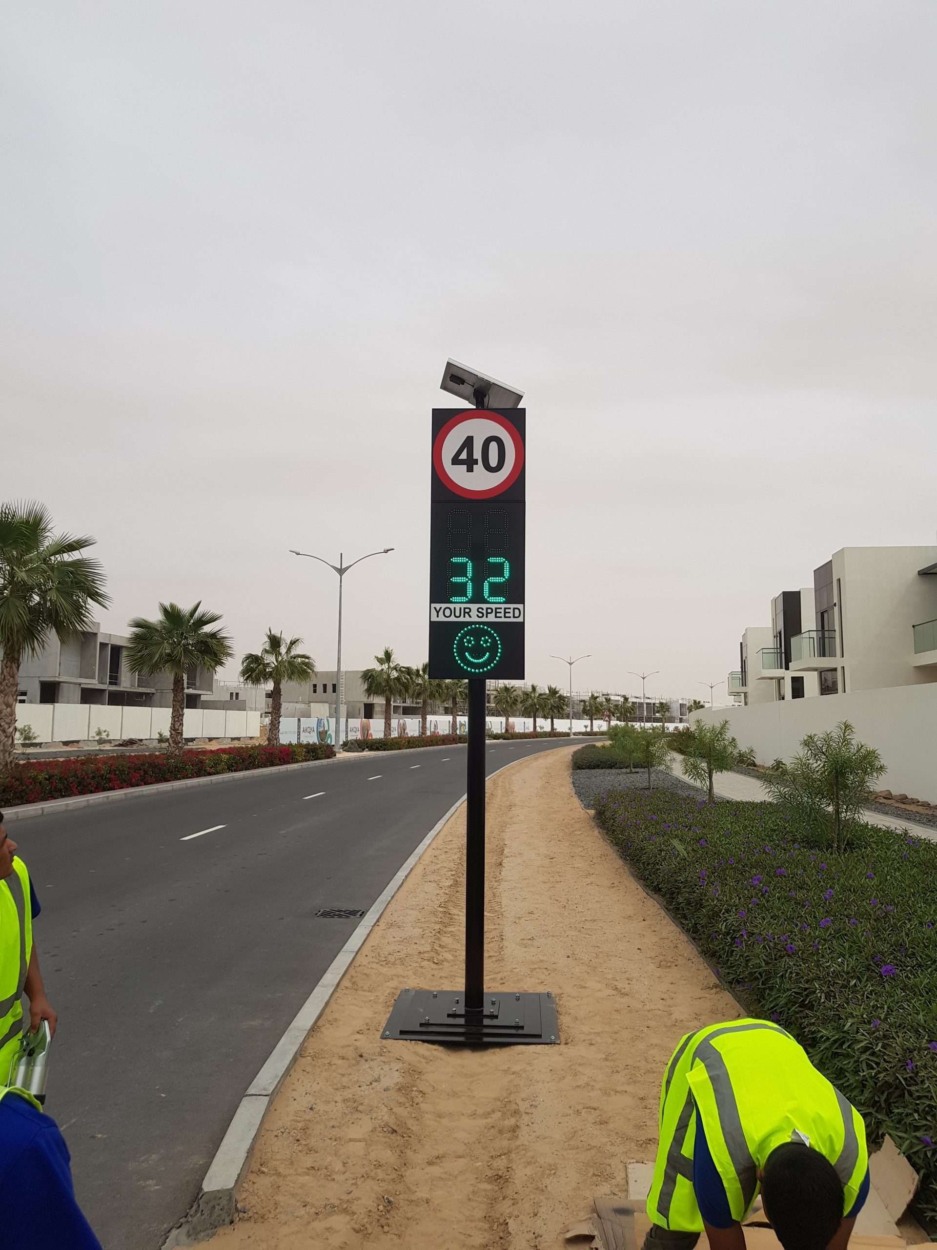 Your Speed Sign with Simple Face & Speed Limit