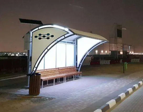 Solar Bus Stop Lighting