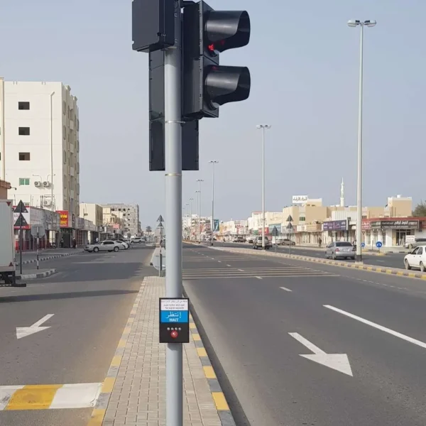 Solar Wireless Pedestrian Traffic Signal