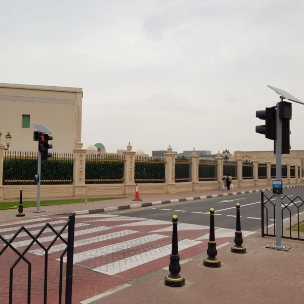 Solar Wireless Pedestrian Traffic Signal