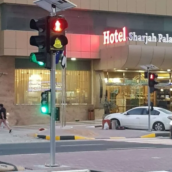 Solar Wireless Pedestrian Traffic Signal