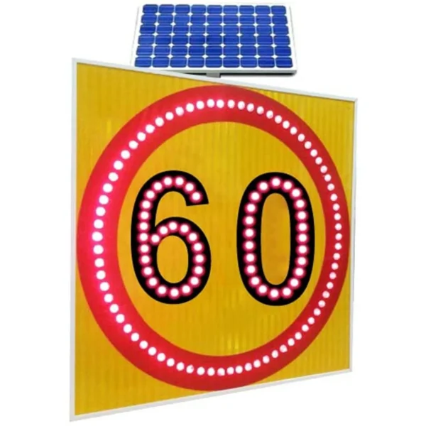 Solar Speed Limit Sign