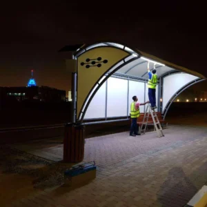 Solar Bus Stop Lighting Solar Bus Stop Lighting